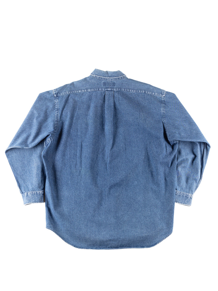 Vintage 90's Men Ralph Lauren Shirt in Blue