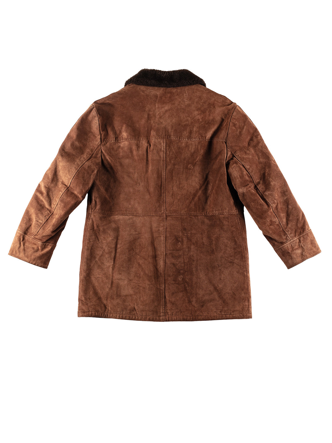 Vintage 70's Men Faux Sheepskin Coat in BrownVN190