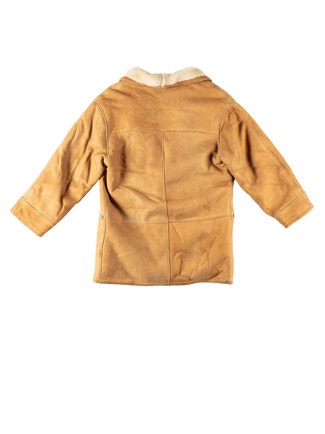 Vintage 80's Men Sheepskin Coat in BeigeVN106