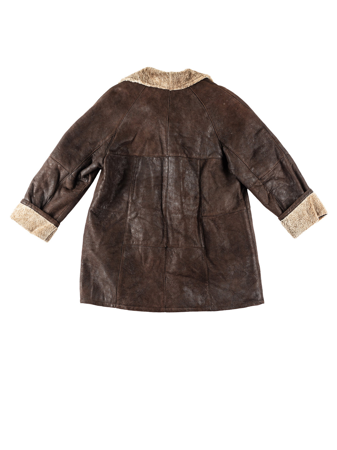 Vintage 70's Women Sheepskin Coat in BrownMN194