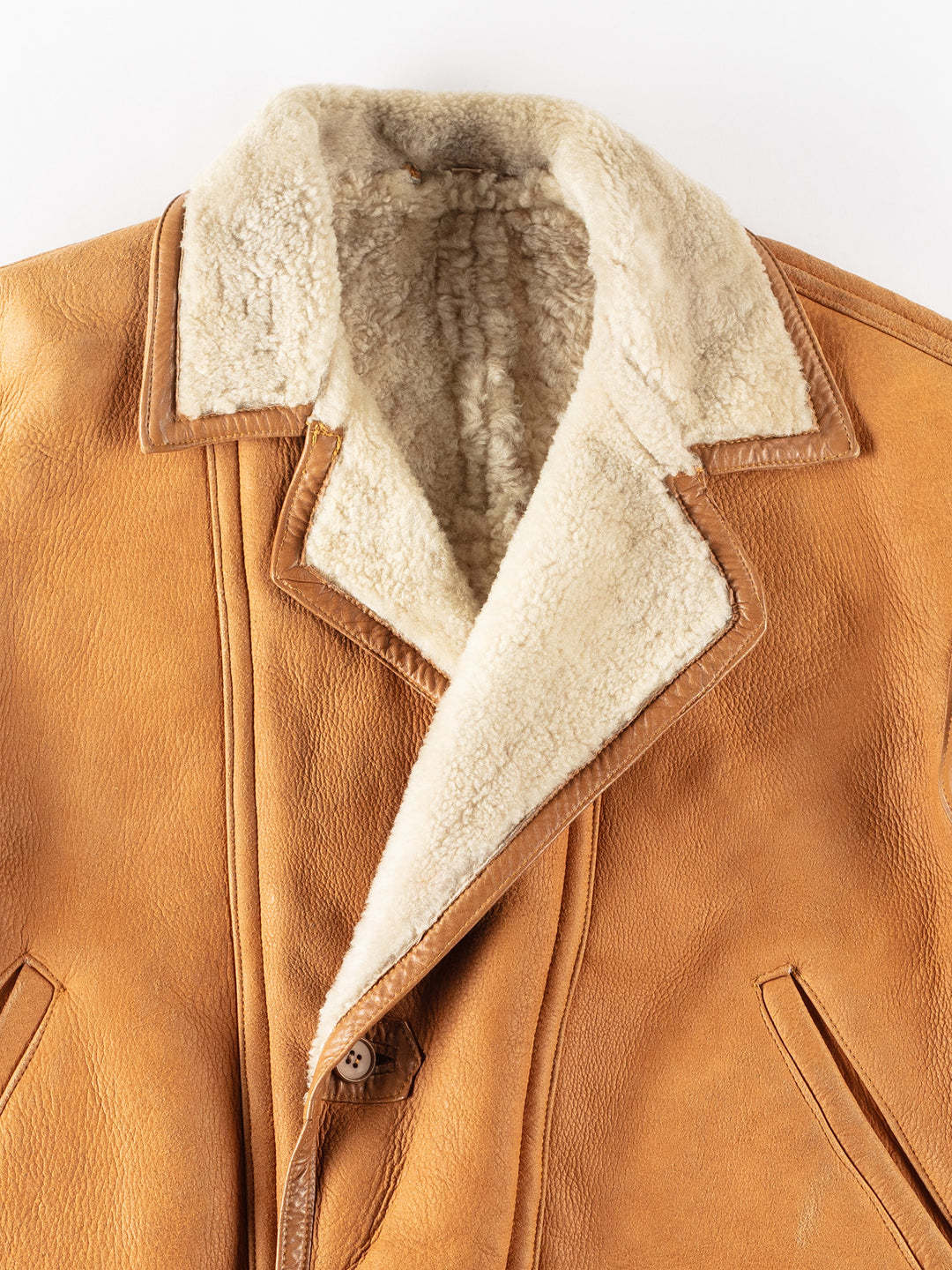 Vintage 80's Men Coat in BrownVN160