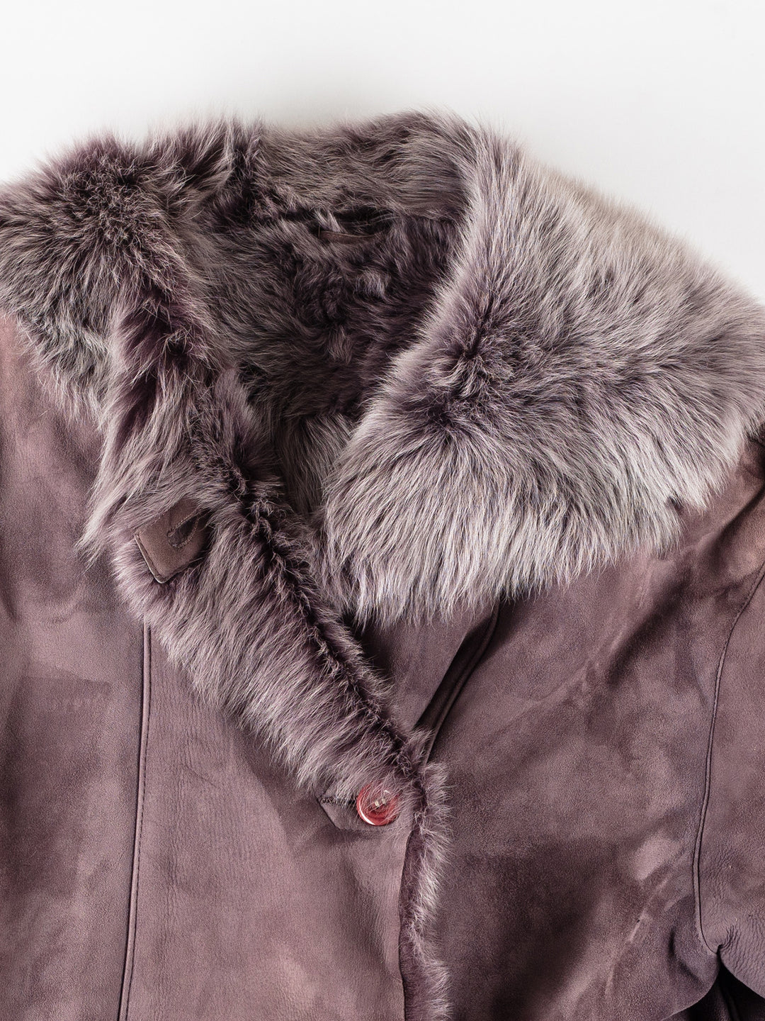 Vintage 70's Women Fur Coat in PurpleMN142