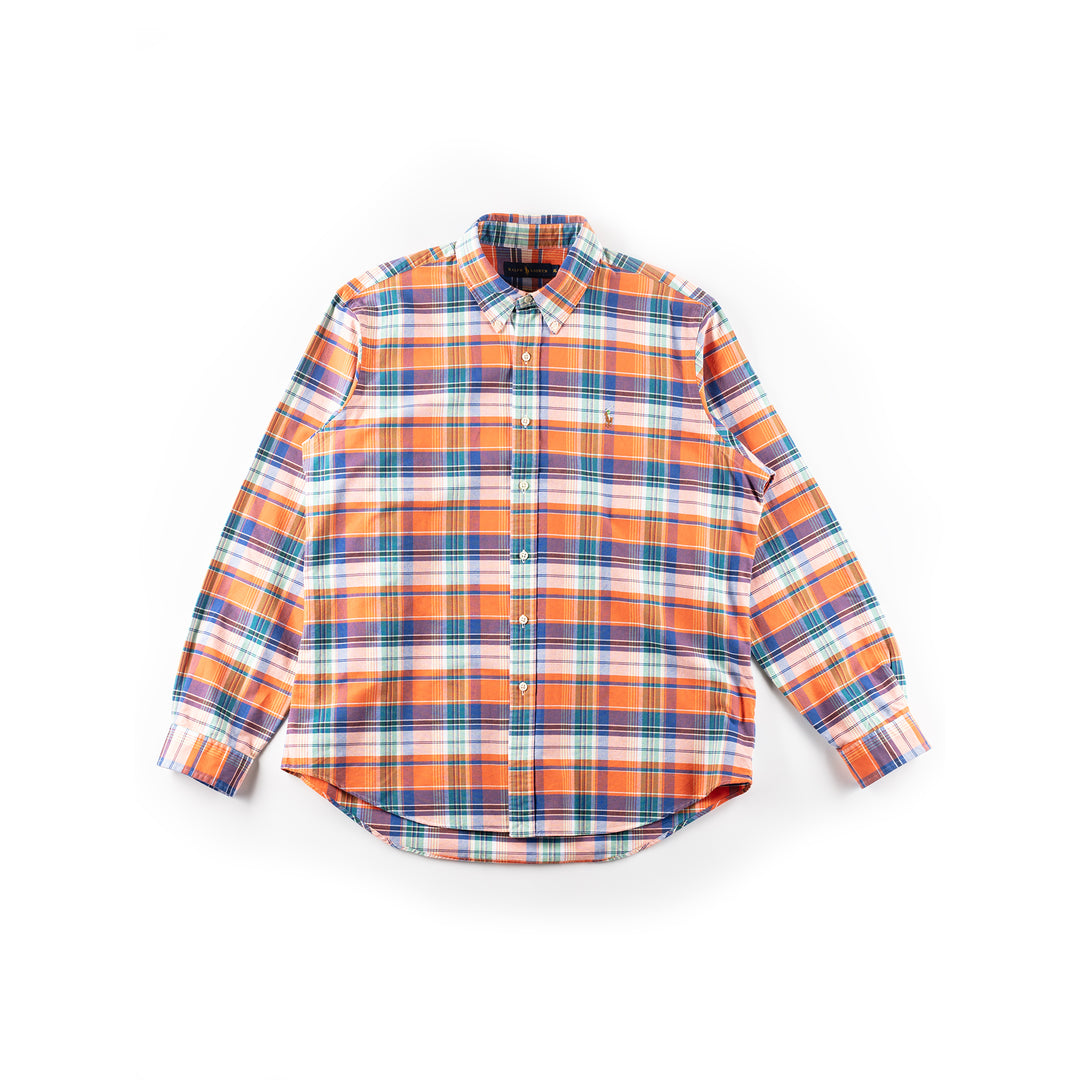 Vintage 00's Men Ralph Lauren Shirt in Orange