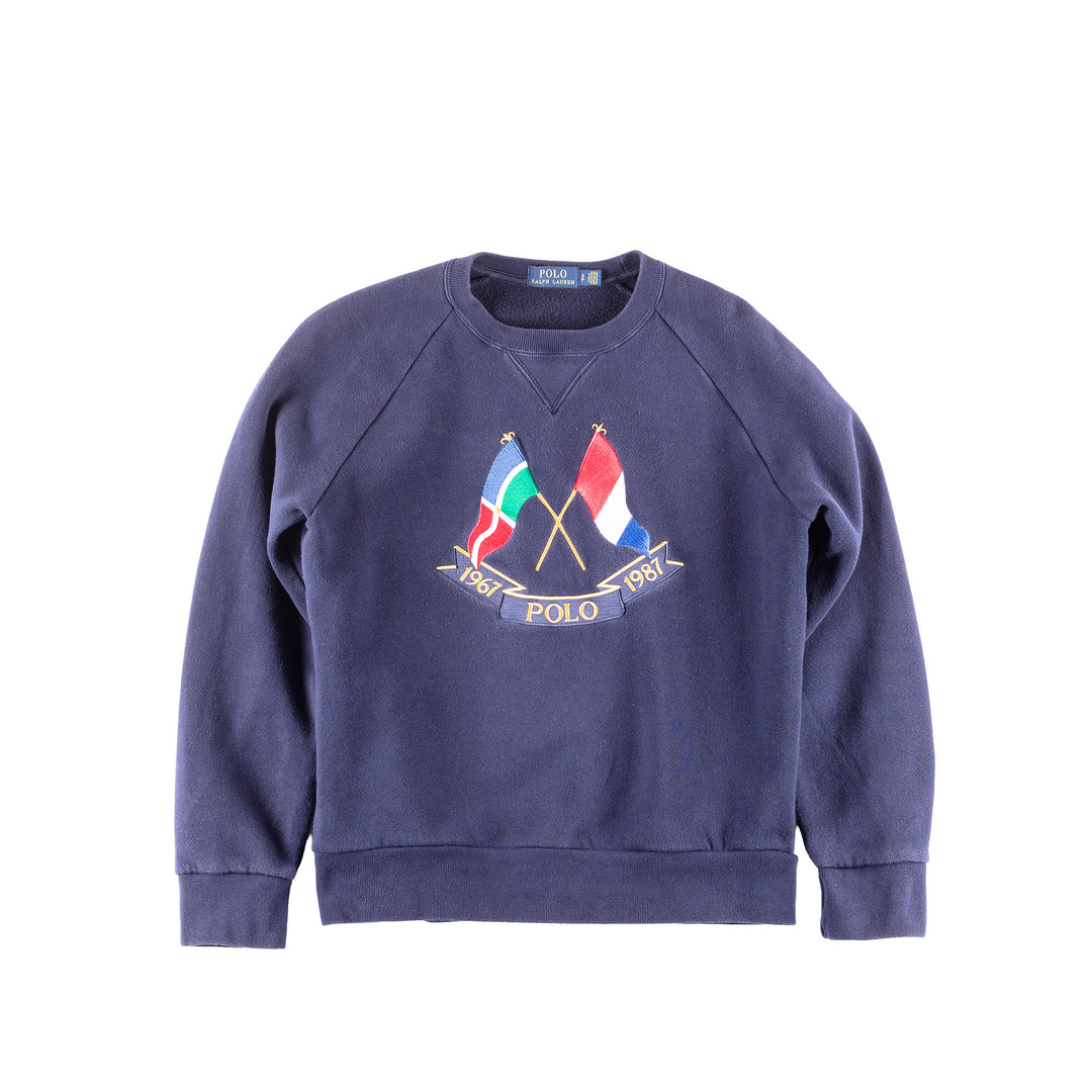 Vintage 00's Men Ralph Lauren Sweatshirt in Blue