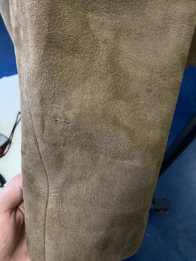 Vintage 70's Men Suede Sherpa Coat in Brown - NorthernGrip