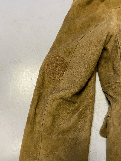 Vintage 70's Men Suede Sherpa Coat in Brown - NorthernGrip