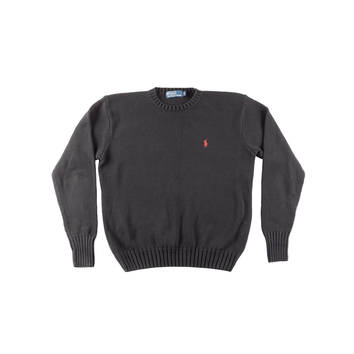 Vintage 2000. gadu Ralph Lauren džemperis melnā krāsā