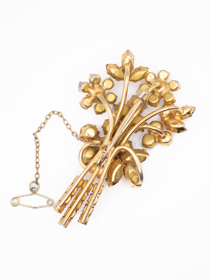 Vintage 50's Brooch in Gold