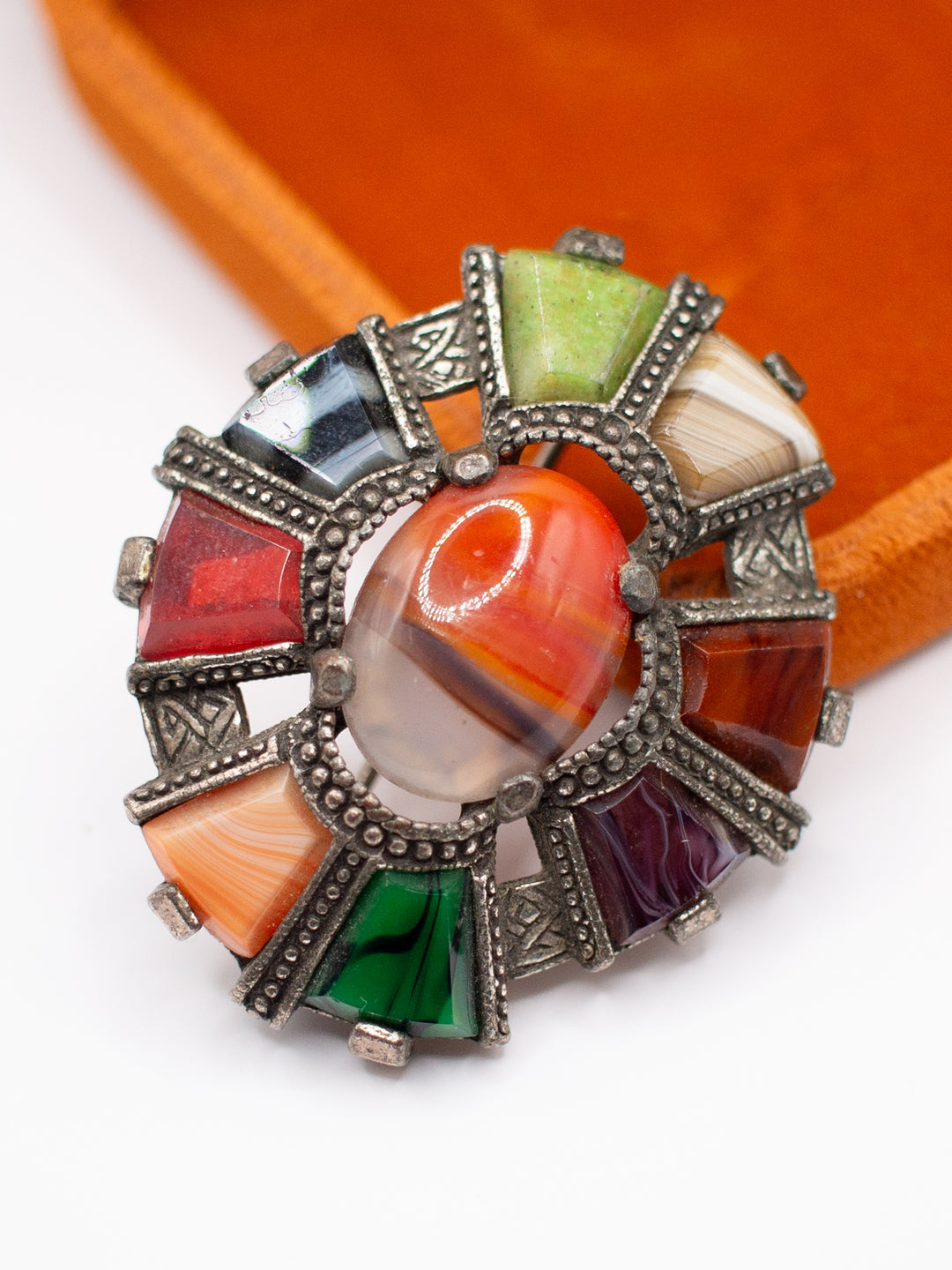 Vintage 70's Brooch in Multi