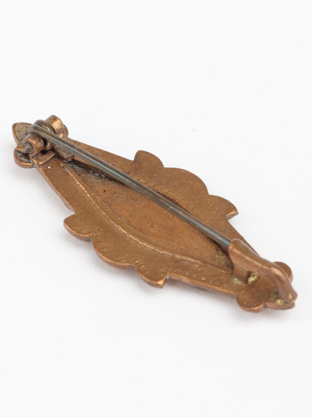 Antique Edwardian Baby Brooch with Blue Enamel Nameplate