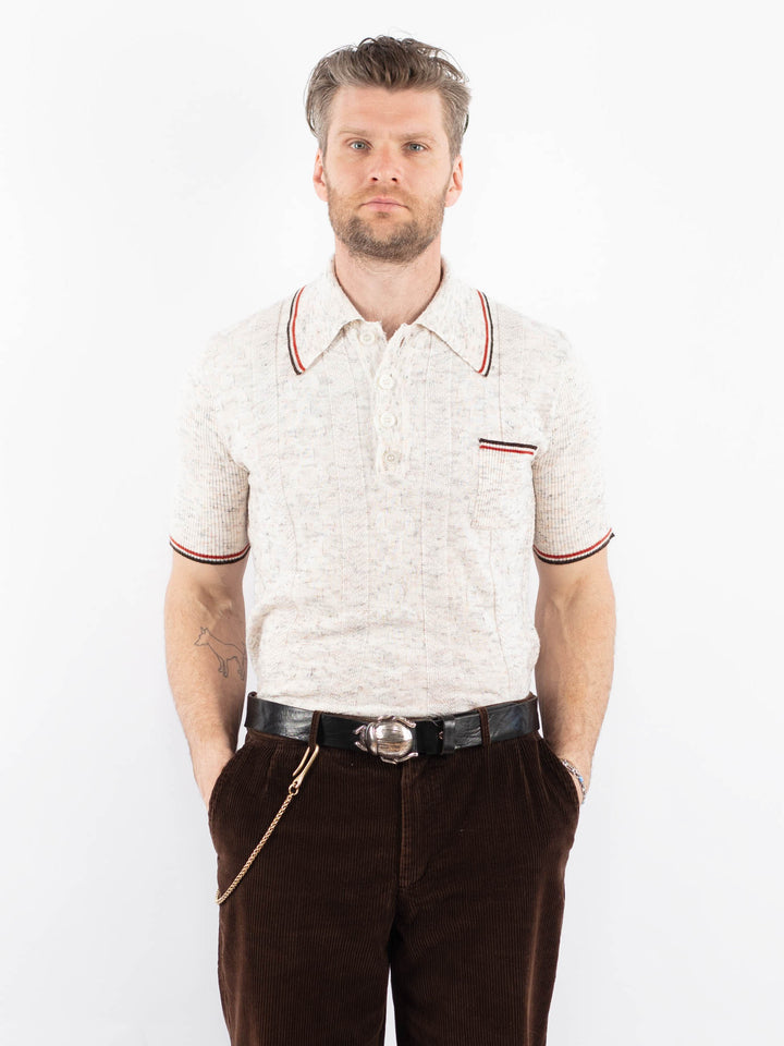 Vintage 80's Men Polo Shirt