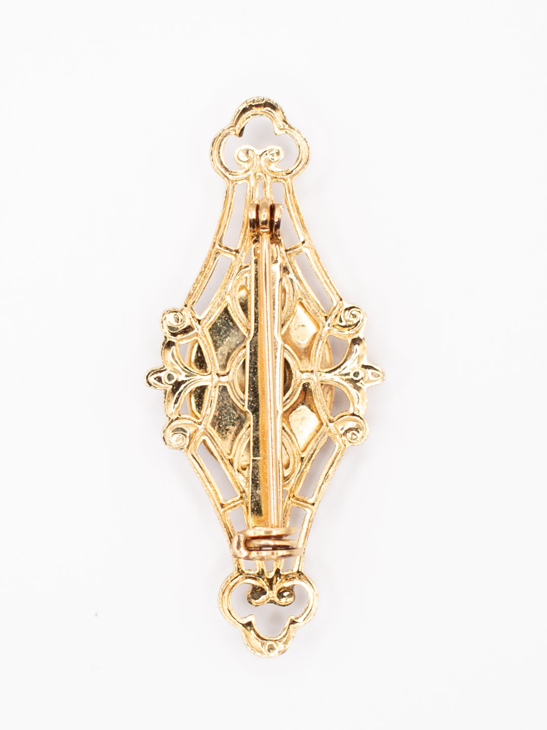 Vintage 80's Brooch in Gold
