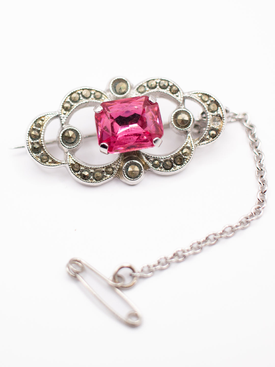 Vintage 80's Brooch in Silver