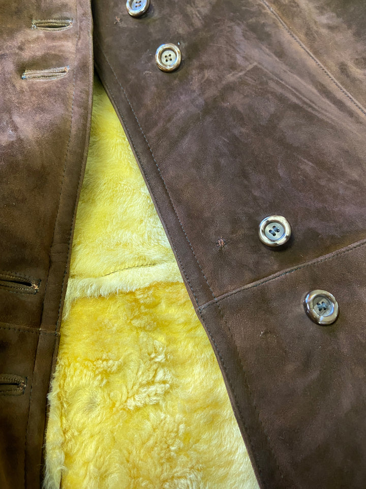 Vintage 70's Women Sheepskin in Brown