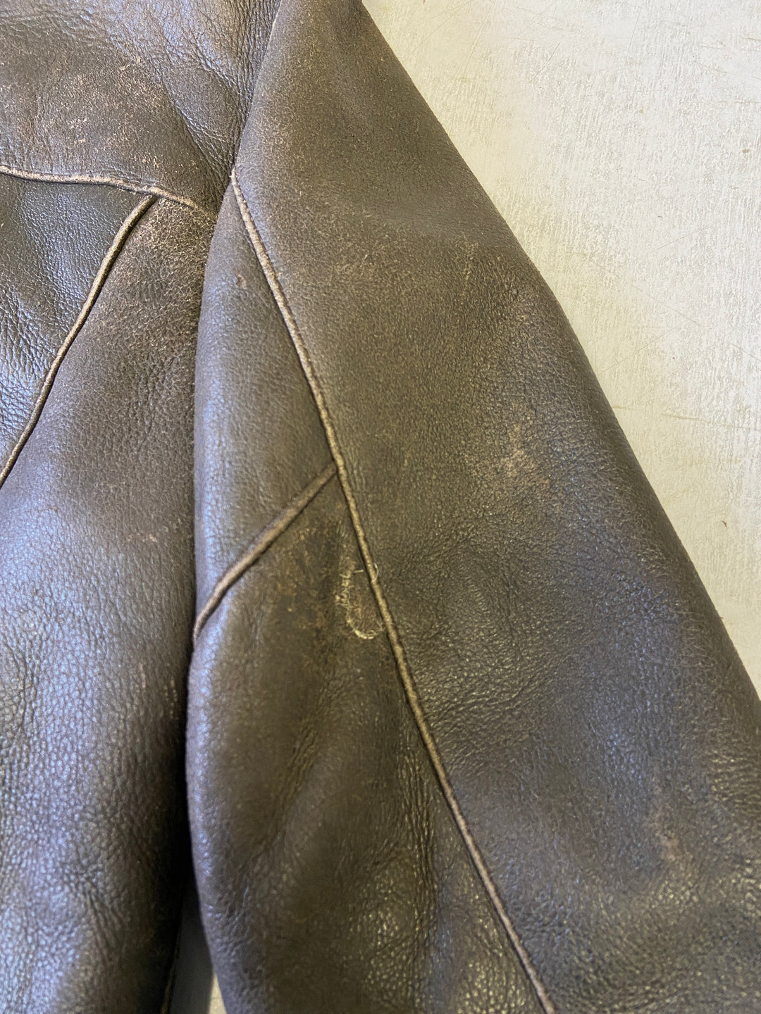 Vintage 90's Women Sheepskin Coat in BrownV9252