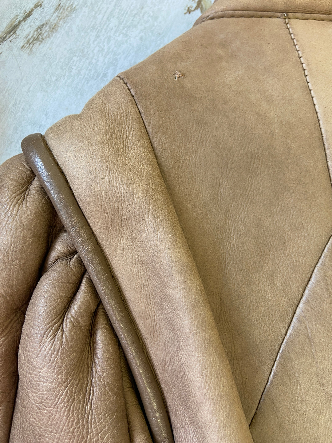 Vintage 80's Women Sheepskin Coat in BrownV9175