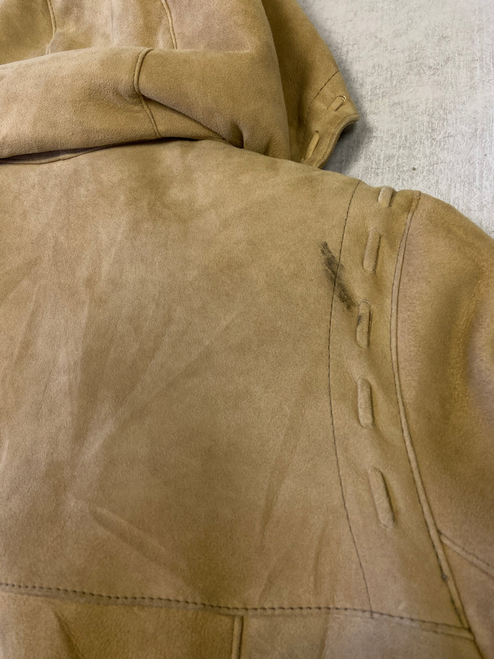 Vintage 70's Women Sheepskin Coat in BeigeV9574