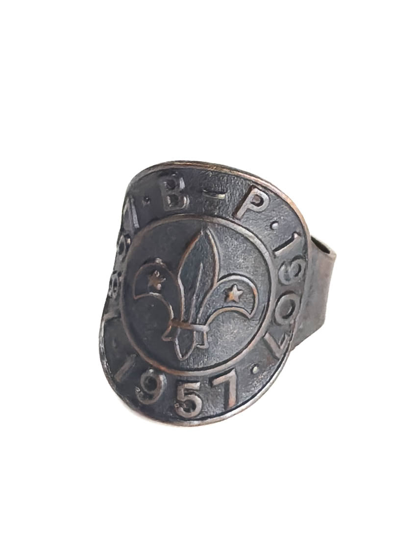 Vintage 50's Ring in Brown