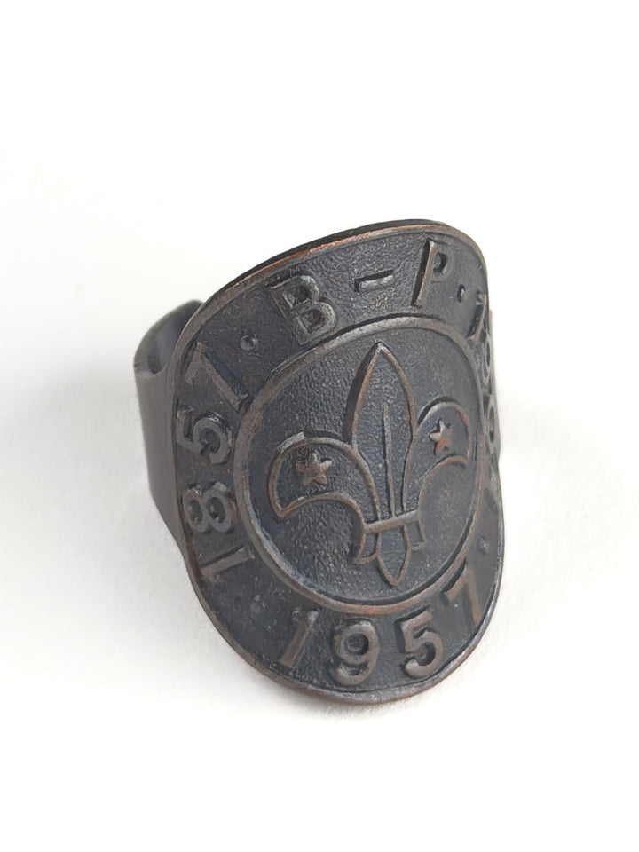 Vintage 50's Ring in Brown