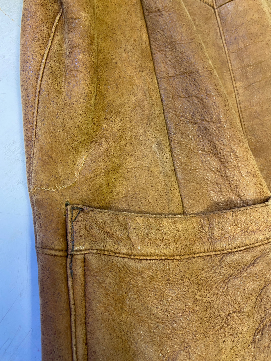 Vintage 90's Women Sheepskin Coat in BrownV9697