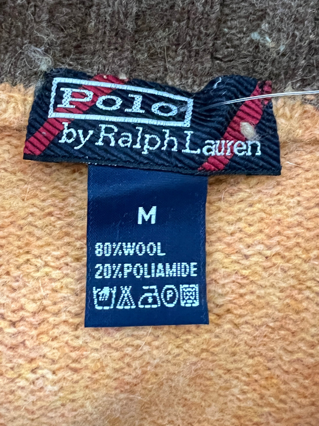 Vintage 90's Men Ralph Lauren Sweater in Yellow