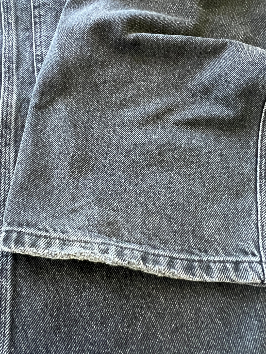 Vintage 00's Carhartt Double Knee Carpenter Pants Black Washed Workwear 32x34