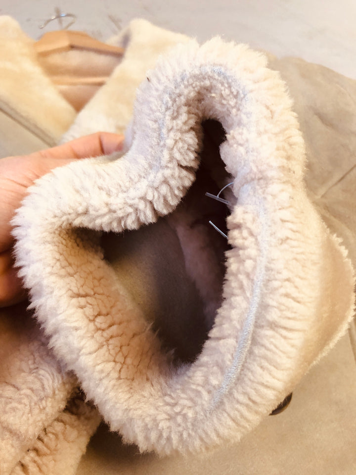 Vintage 70's Women Penny Lane Sheepskin Coat in Beige - NorthernGrip