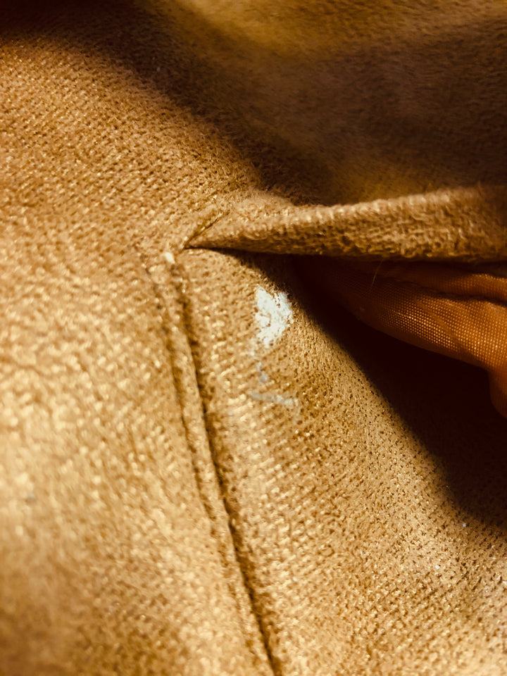 Vintage 00's Men B-3 Style Faux Sheepskin Jacket in Brown - NorthernGrip