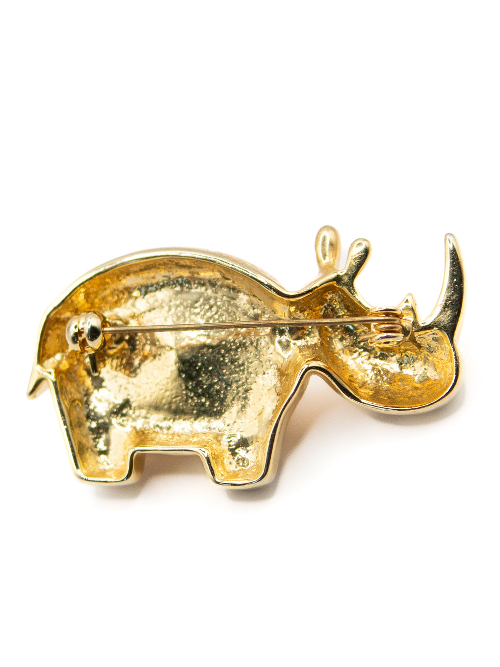 Vintage 80's Brooch in Gold