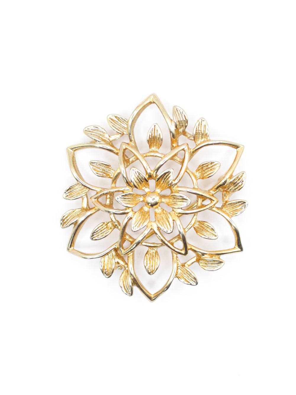 Vintage 60's Brooch in Gold