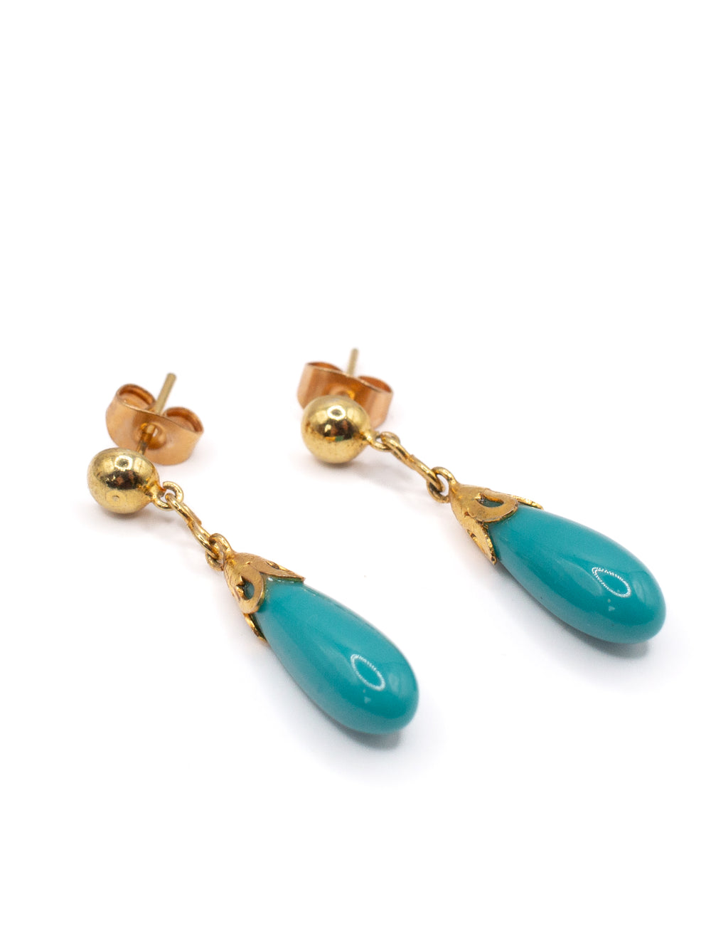 Vintage 80's Earrings in Blue