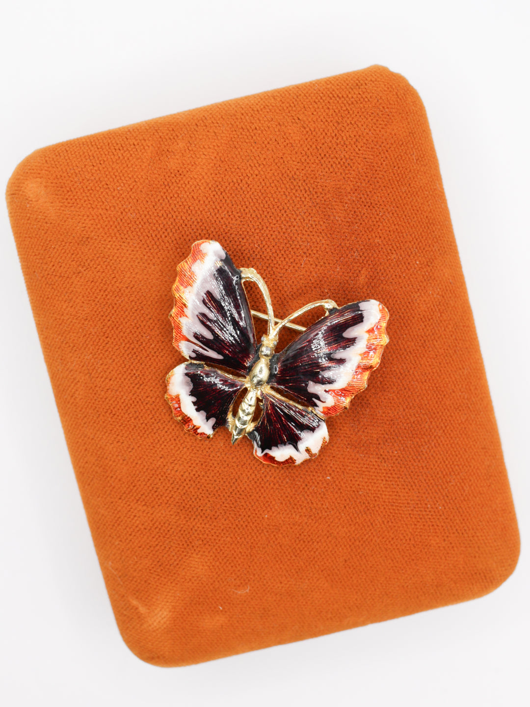 Vintage 60's Brooch in Orange