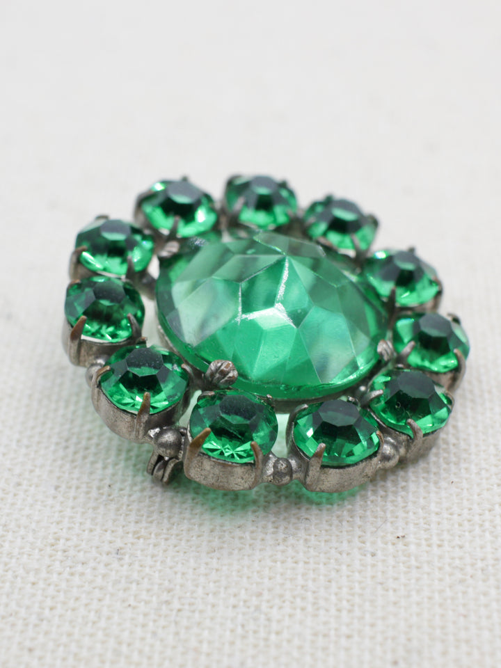 Vintage 50's Brooch in Green