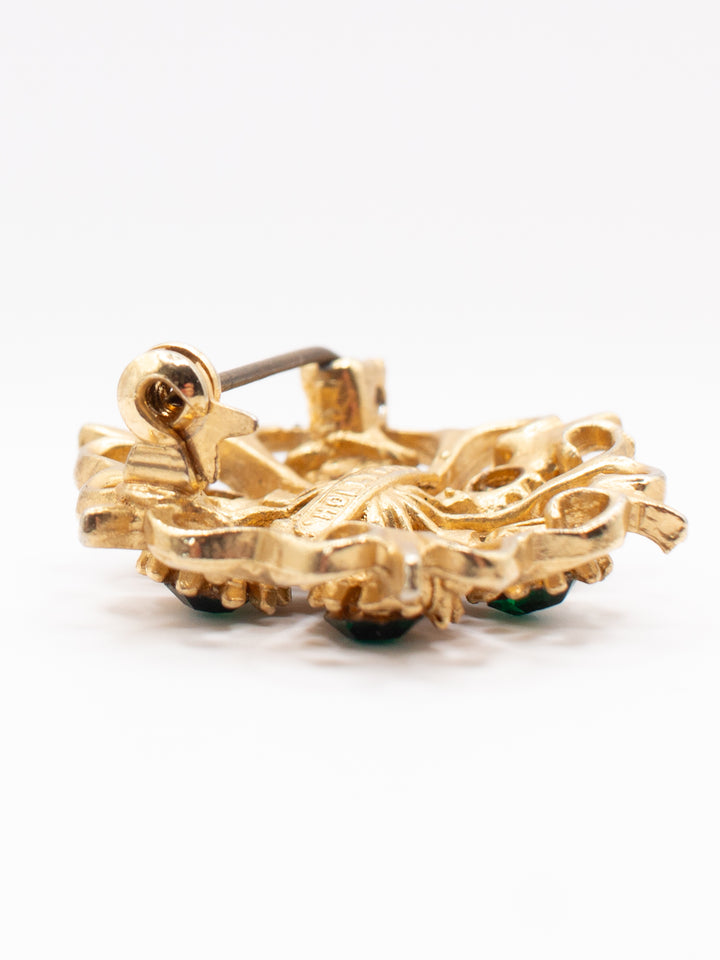 Vintage 50's Brooch in Green