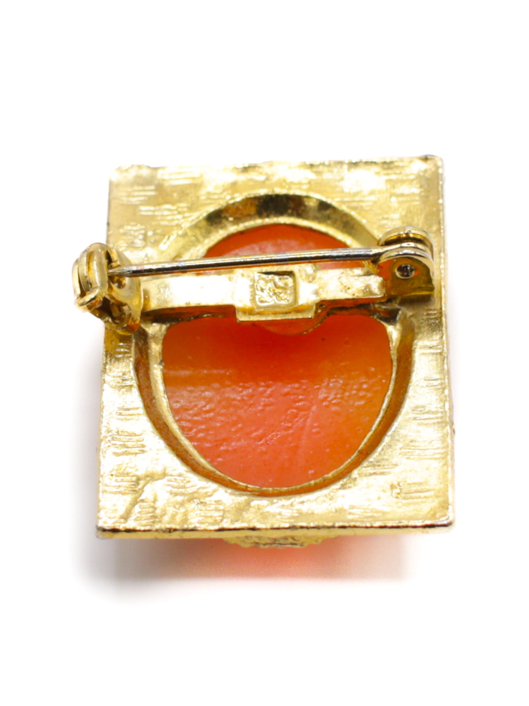 Vintage 60's Brooch in Orange
