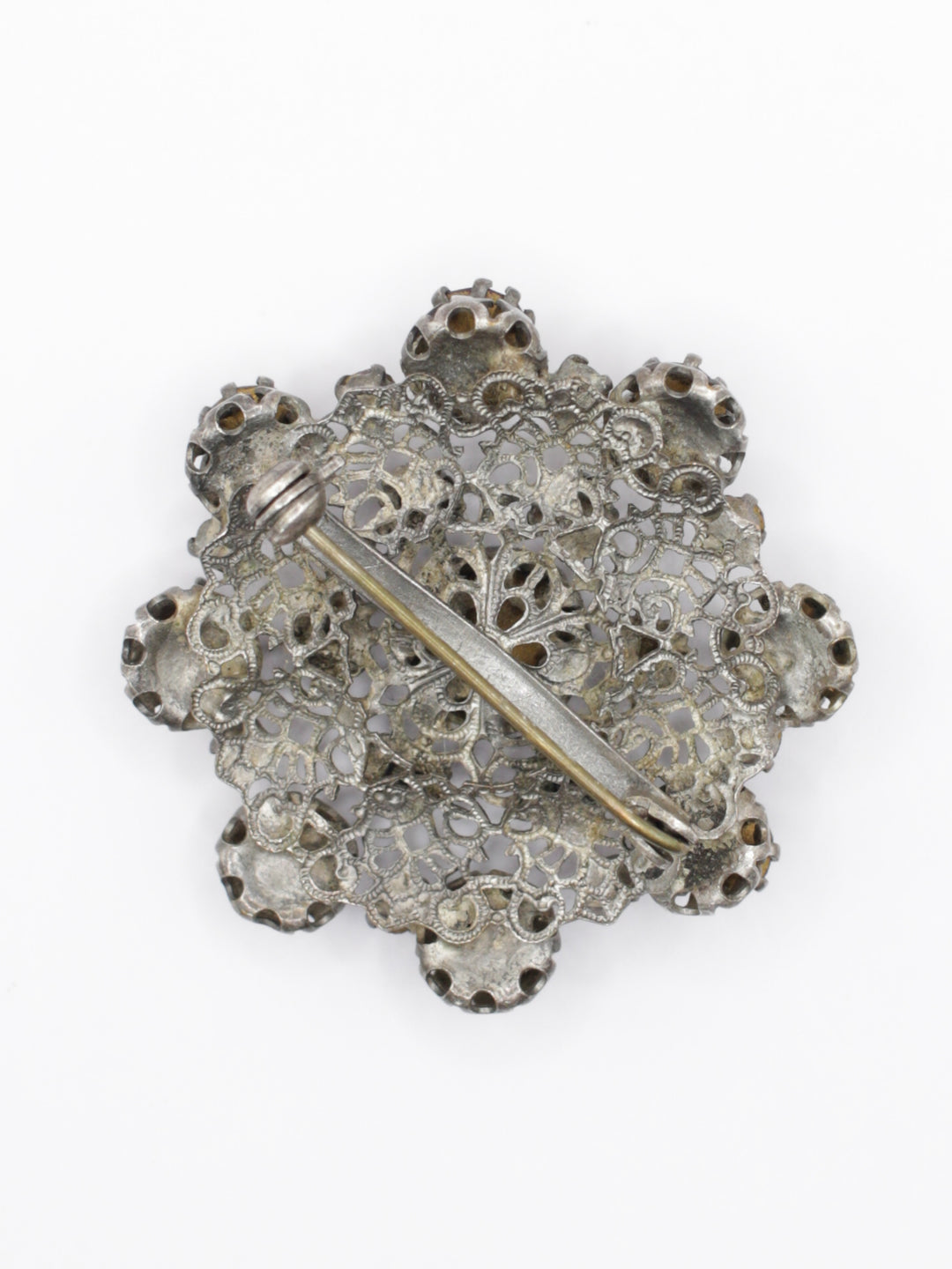 Vintage 30's Brooch in Purple