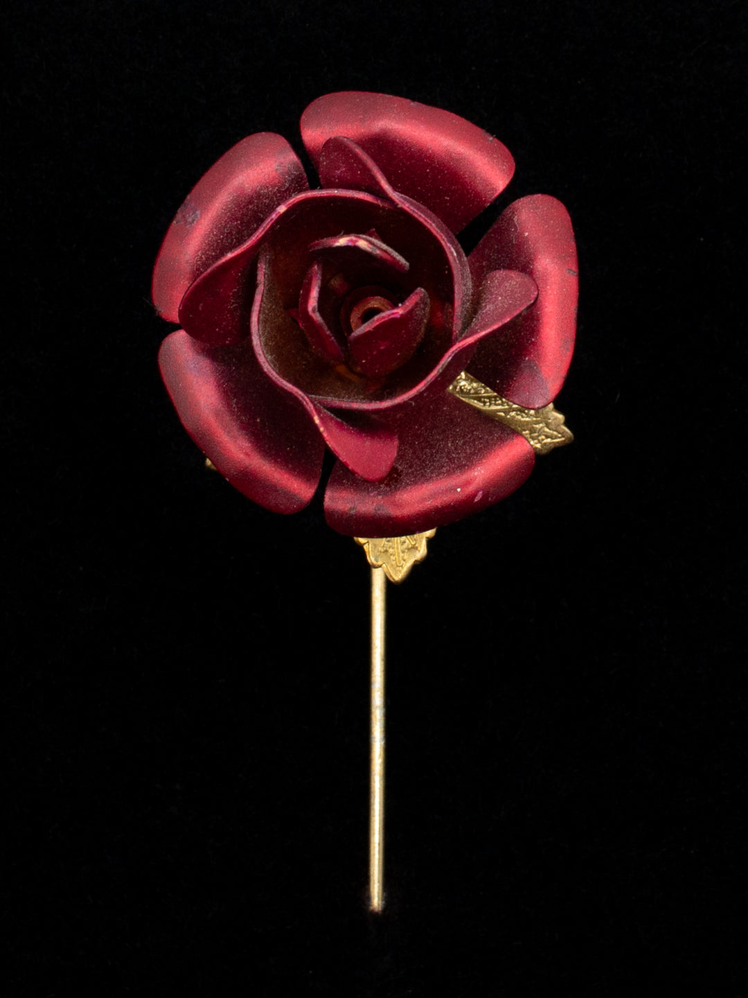 Vintage 80's Brooch in Red