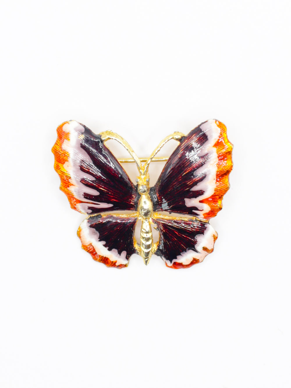 Vintage 60's Brooch in Orange