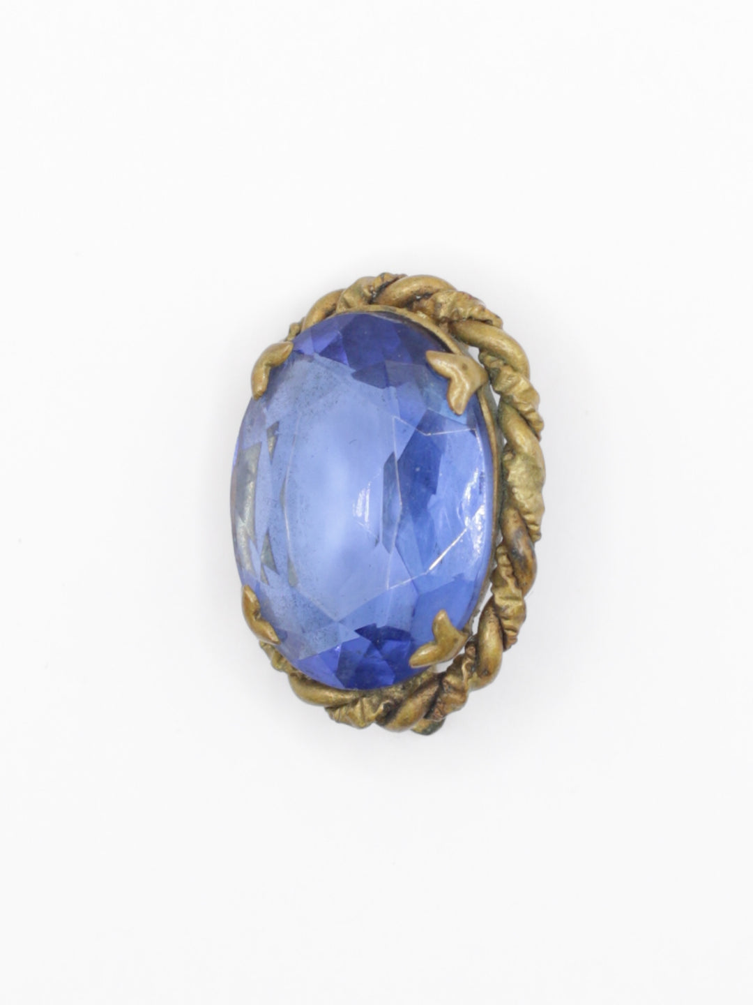Vintage 30's Brooch in Blue