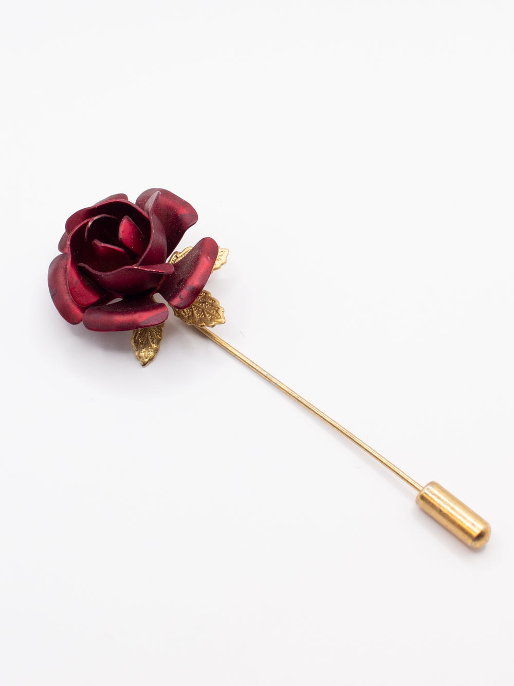 Vintage 80's Brooch in Red