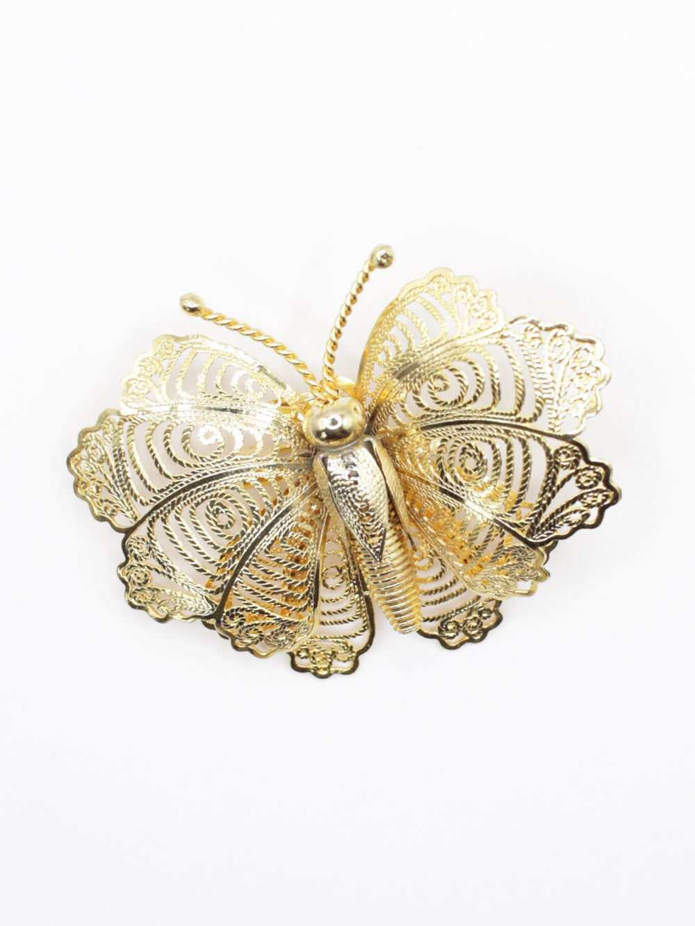Vintage 70's Brooch in Gold