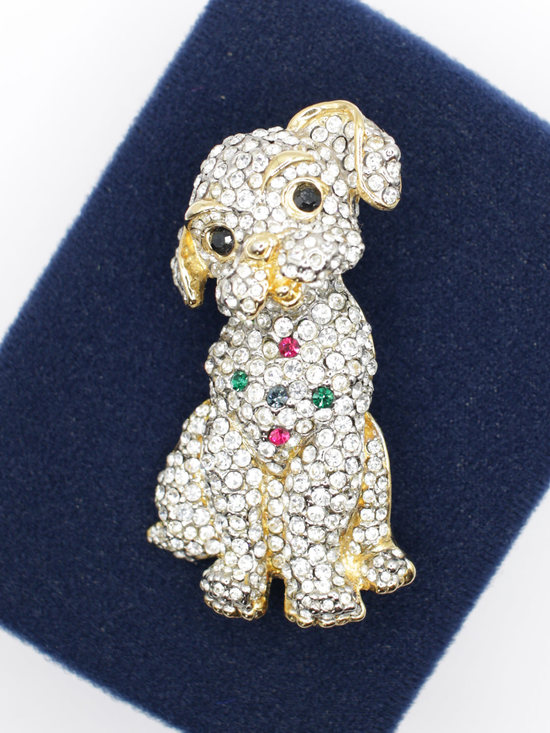 Vintage 80's Brooch in Gold