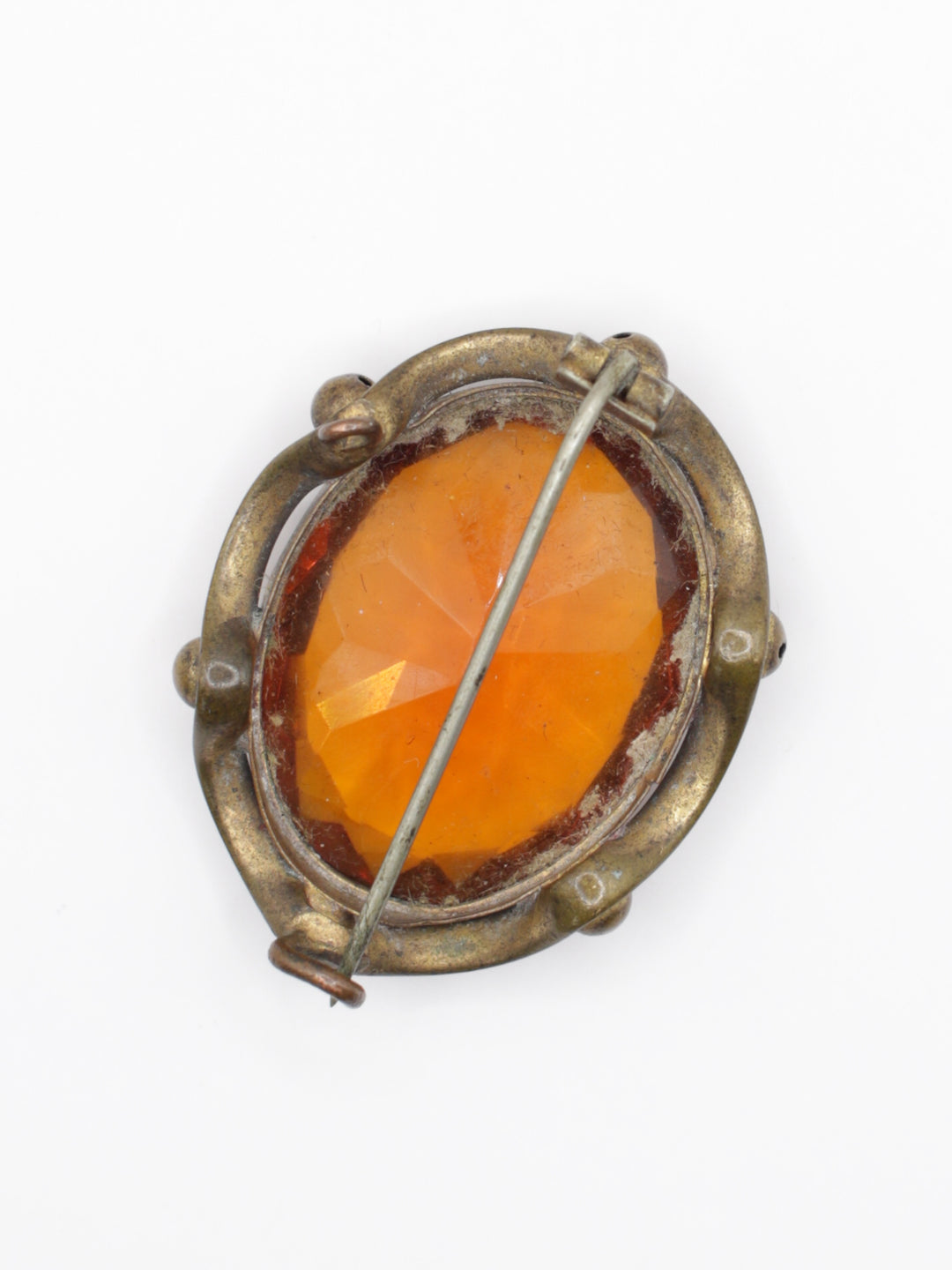 Vintage 20's Brooch in Brass