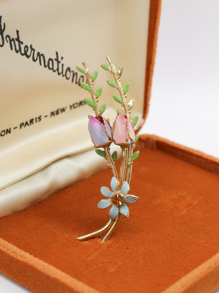 Vintage 50's Brooch in Gold