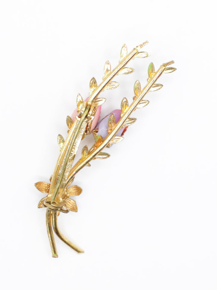 Vintage 50's Brooch in Gold
