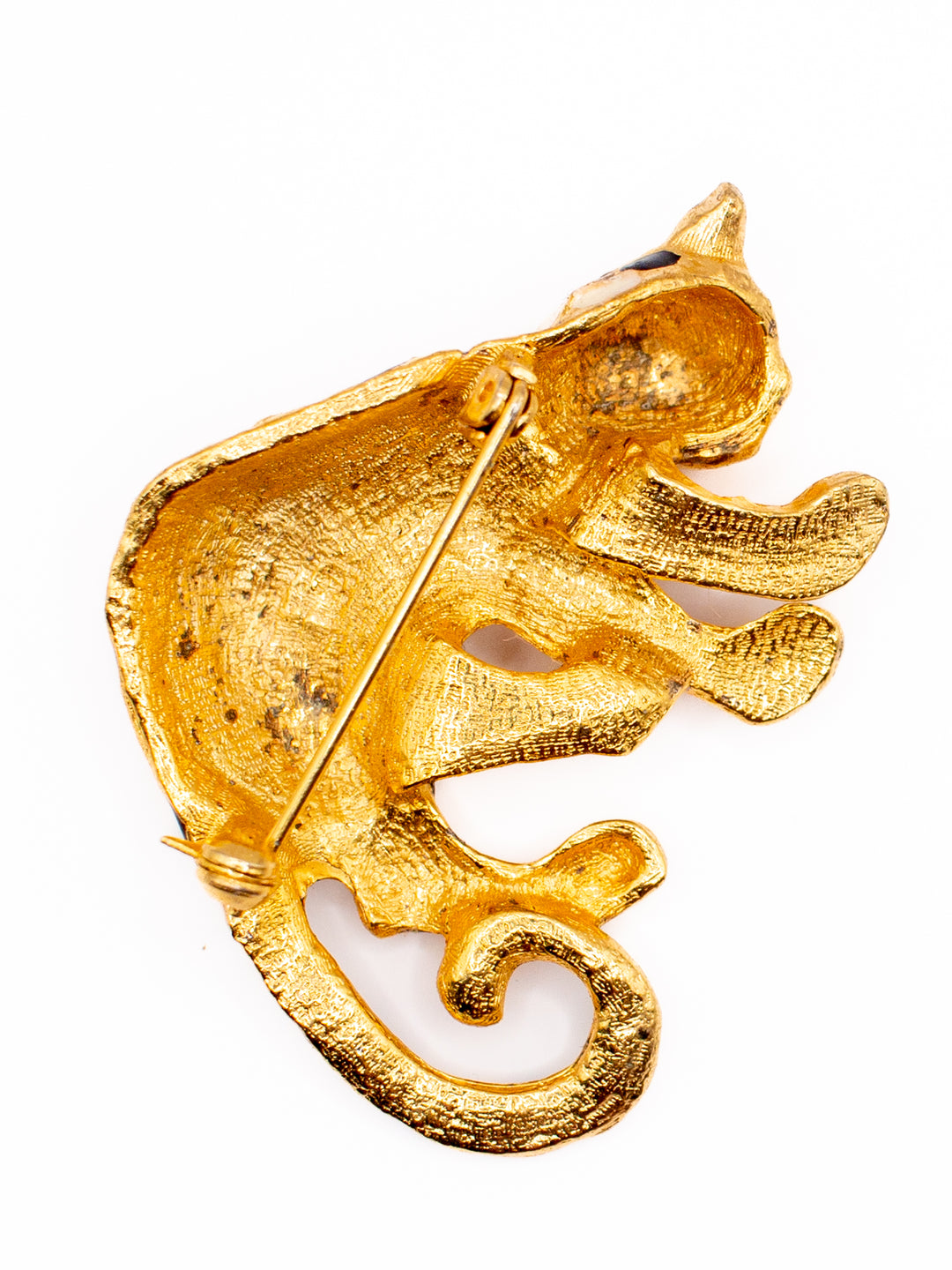 Vintage 80's Brooch in Gold