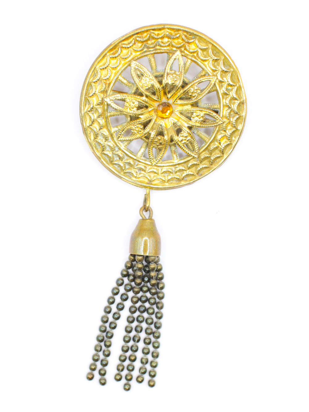 Vintage 60's Brooch in Gold