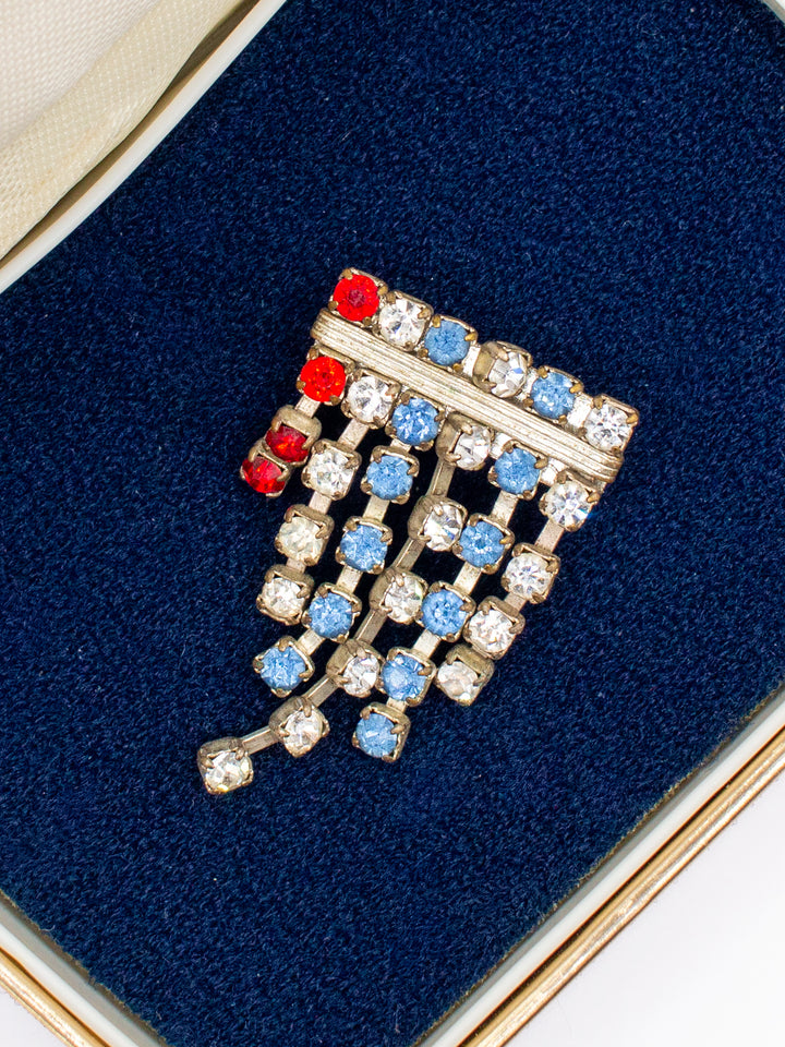 Vintage 50's Brooch in Silver