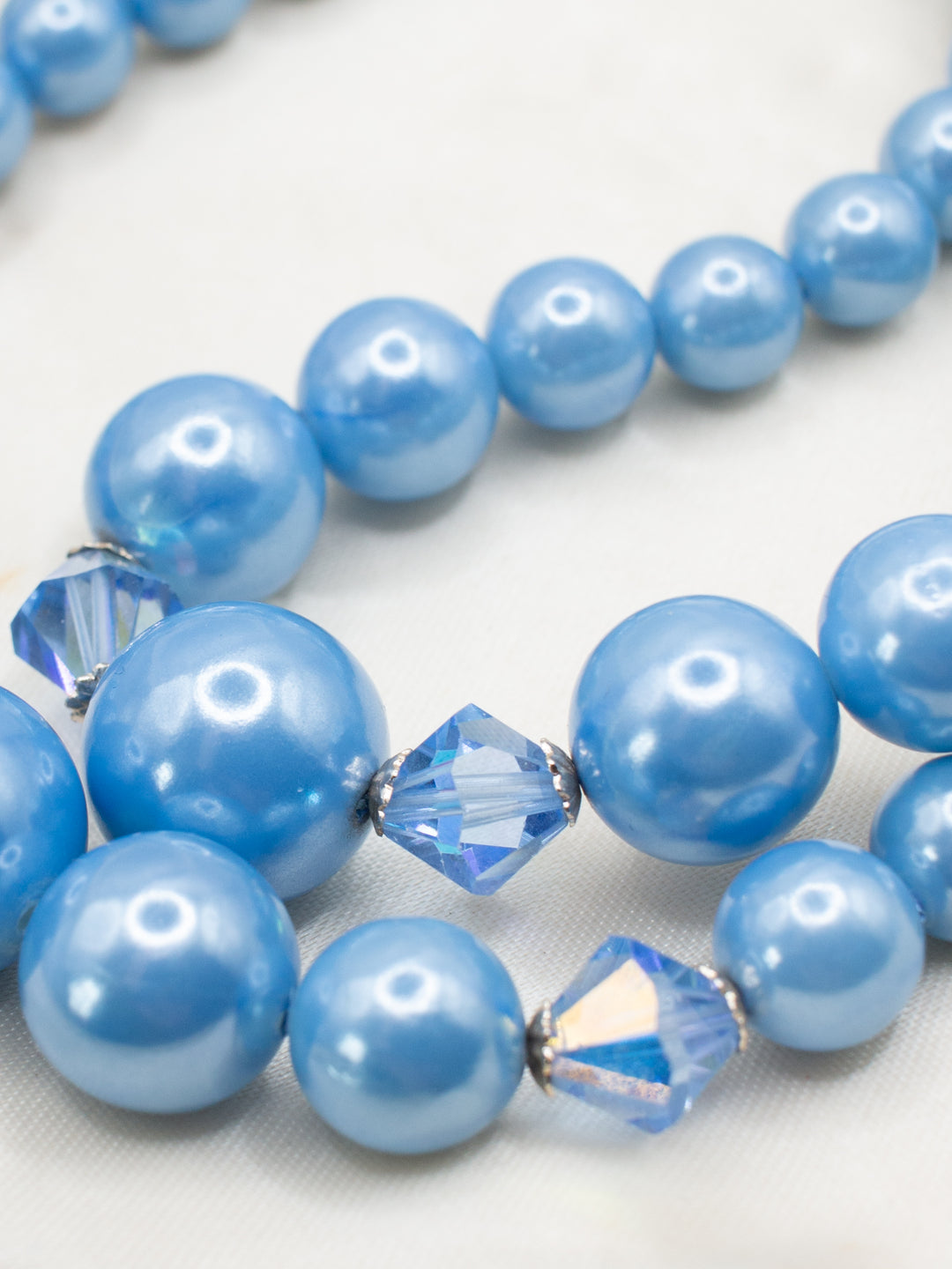 Vintage 50's Necklace in Blue