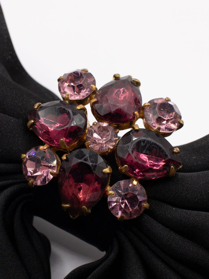 Vintage 60's Brooch in Purple
